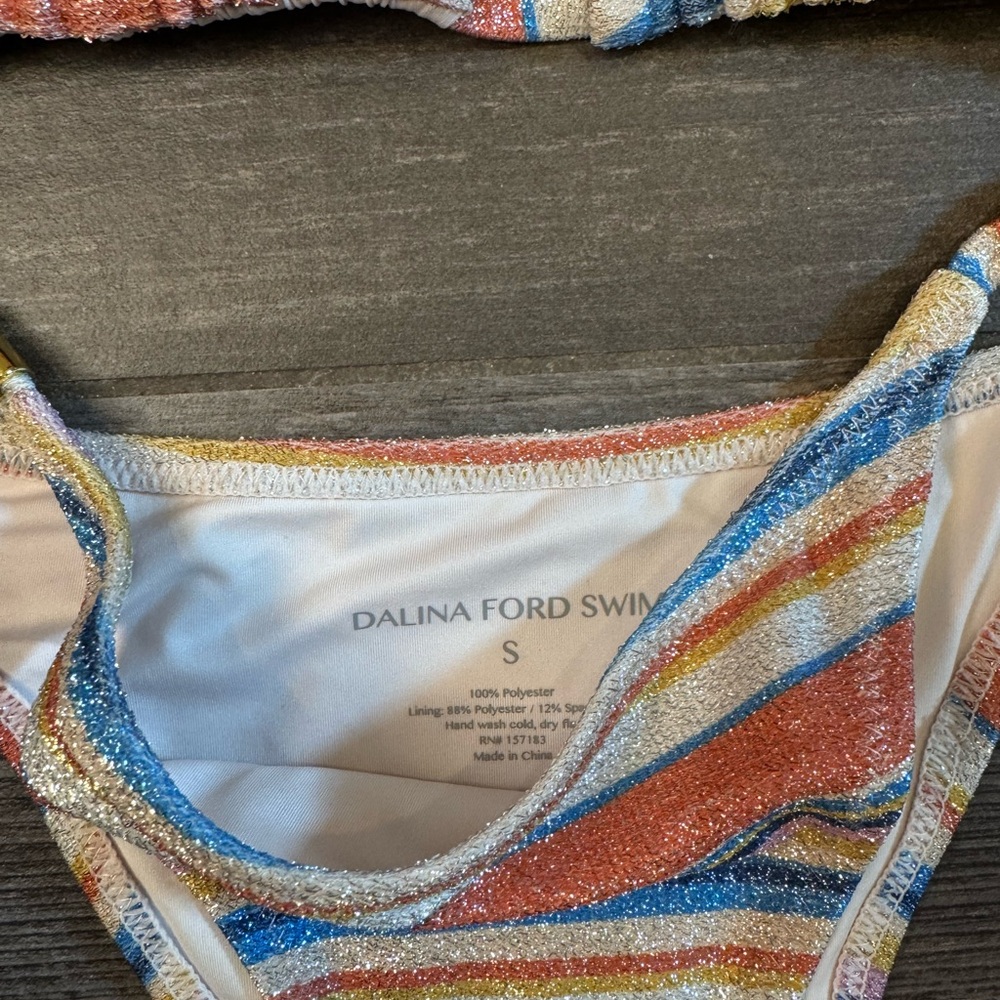 Striped Multicolor Bikini Set - image 3